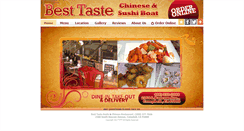 Desktop Screenshot of besttastechinese.com